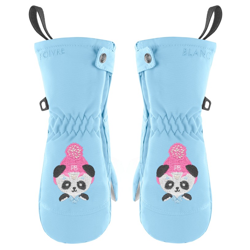 Girls mittens starlight blue