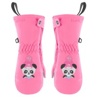 Girls mittens lolly pink