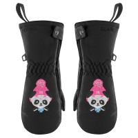 Girls mittens black