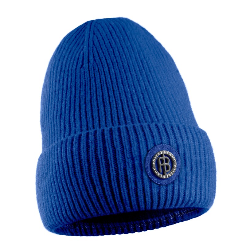 Womens beanie infinity blue