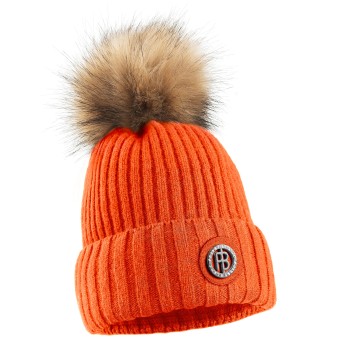 Girls beanie mandarin orange