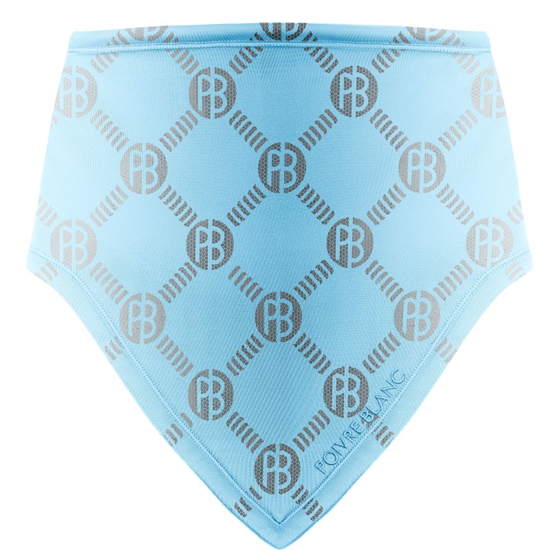 Neck warmer monogram starlight blue