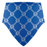 Neck warmer monogram infinity blue