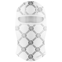 Balaclava monogram white