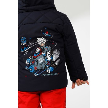 Boys ski jacket gothic blue