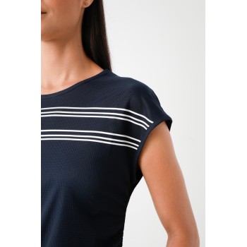 Womens eco active t-shirt oxford blue