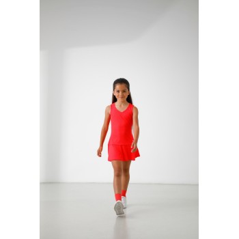 Girls eco active dress techno red