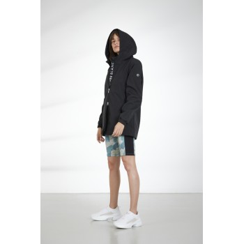 Womens rain jacket black