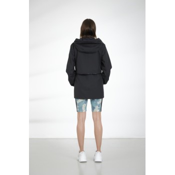 Womens rain jacket black